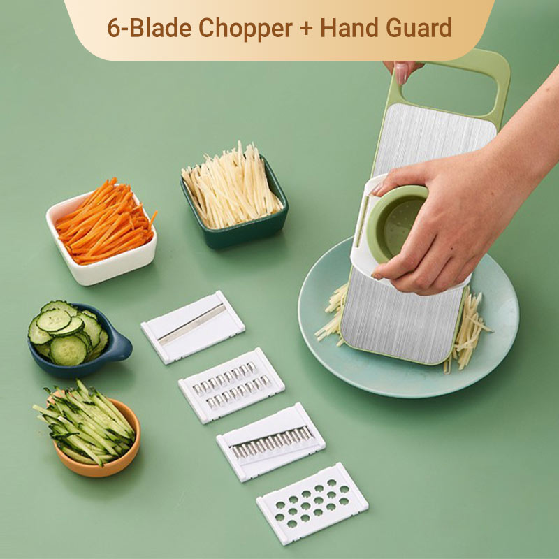 Multifunctional Vegetable Chopper with Hand Guard